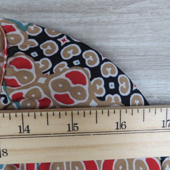 Heart‎ Soul* Women's 3/4 Sleeve V-Neck Pointed Hem Pullover Blouse~ Size X-Large - Picture 8 of 12